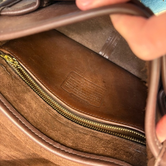 Coach vintage brown leather rambler bag 9061 - Picture 11 of 12